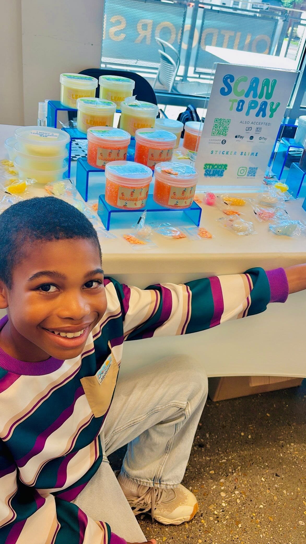 A successful first pop-up! Thank you to everyone who supported, StickerSlime!!! 🙌🏽 More Coming Soon 😌

#stickerslime #slimeshop #youthbusiness #youngentrepreneurs